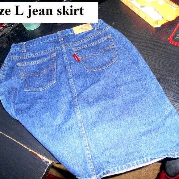 ladys jean skirt - Picture 3 of 11